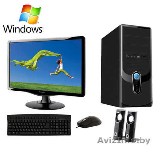 Продам компьютер (2.8Ггц, 1Гб, 320Гб) Новый. Гарантия 12м. Бесплатная доставка. - Изображение #1, Объявление #594563