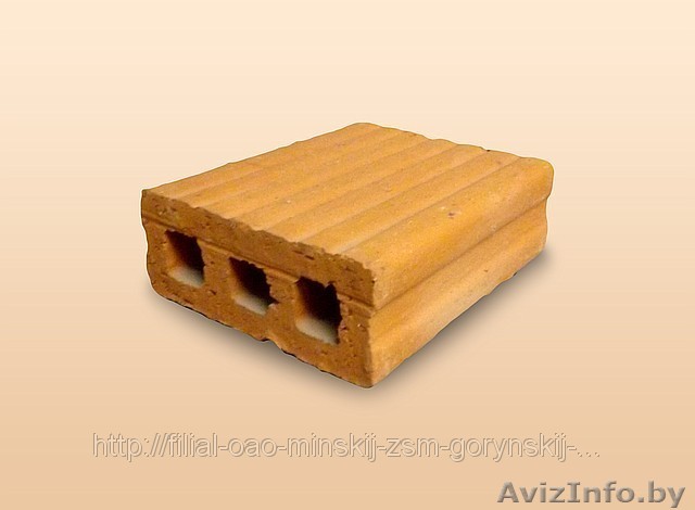 Камень керамический рядовой укрупненный с горизонтальными пустотами - Изображение #1, Объявление #833126