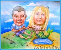 Шарж по фото - веселый и оригинальный подарок! - Изображение #1, Объявление #917230