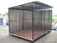 АКЦИЯ! Вольер из прутьев! Столбы металлические, СЕТКА РАБИЦА! БЕСПЛАТНО ДОСТАВКА - Изображение #1, Объявление #1546391