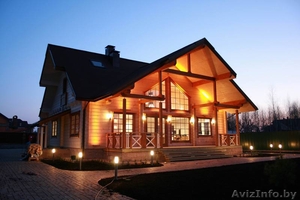 Деревянные дома и бани из бруса под ключ с монтажом и гарантией