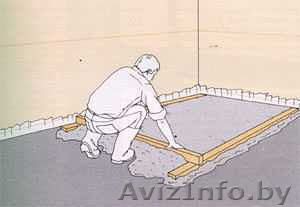 Выполним монтаж сухопрессованных стяжек