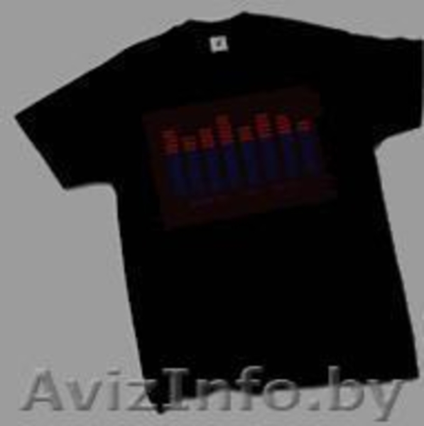 Майка NEON MUSIC T-SHIRT GLOWING STICK - Изображение #2, Объявление #67417