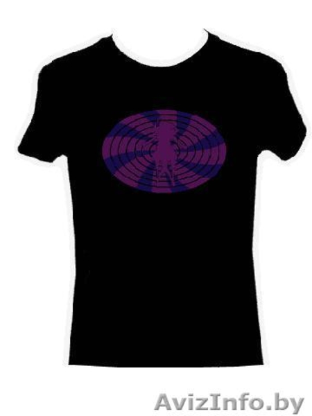 Майка NEON MUSIC T-SHIRT GLOWING STICK - Изображение #3, Объявление #67417