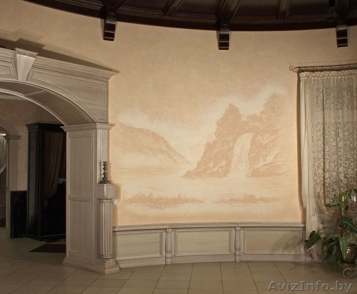 роспись стен, картины на шелке, графика, акварель. Под заказ - Изображение #6, Объявление #218007