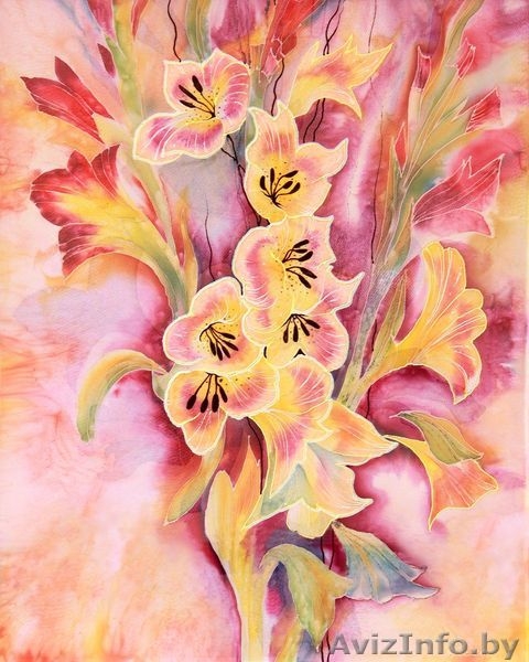 роспись стен, картины на шелке, графика, акварель. Под заказ - Изображение #5, Объявление #218007