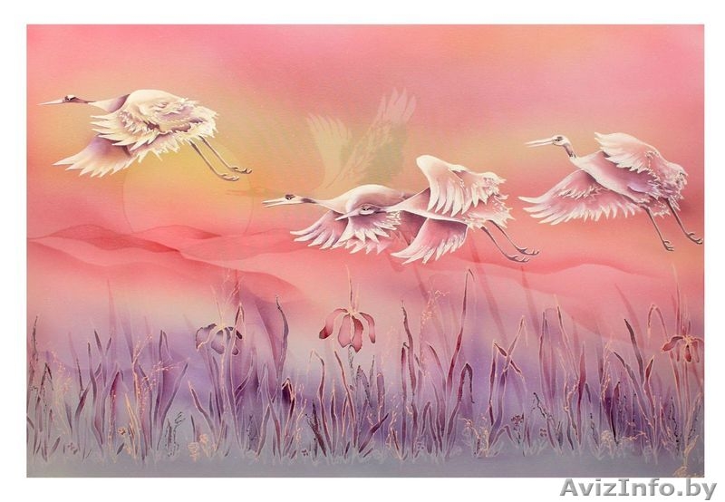 роспись стен, картины на шелке, графика, акварель. Под заказ - Изображение #4, Объявление #218007