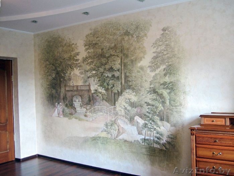 роспись стен, картины на шелке, графика, акварель. Под заказ - Изображение #7, Объявление #218007