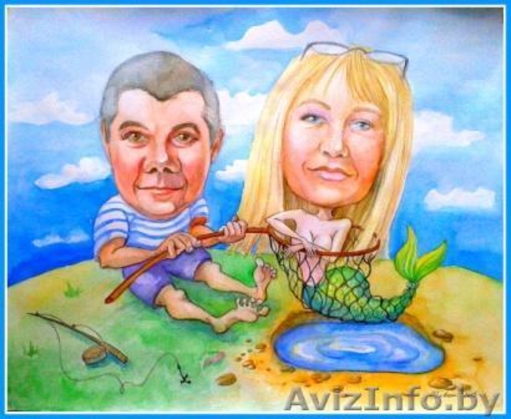 Шарж по фото - веселый и оригинальный подарок! - Изображение #1, Объявление #917230