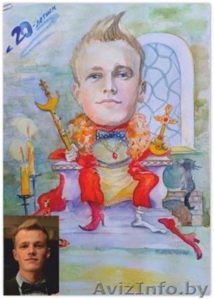 Шарж по фото - веселый и оригинальный подарок! - Изображение #8, Объявление #917230